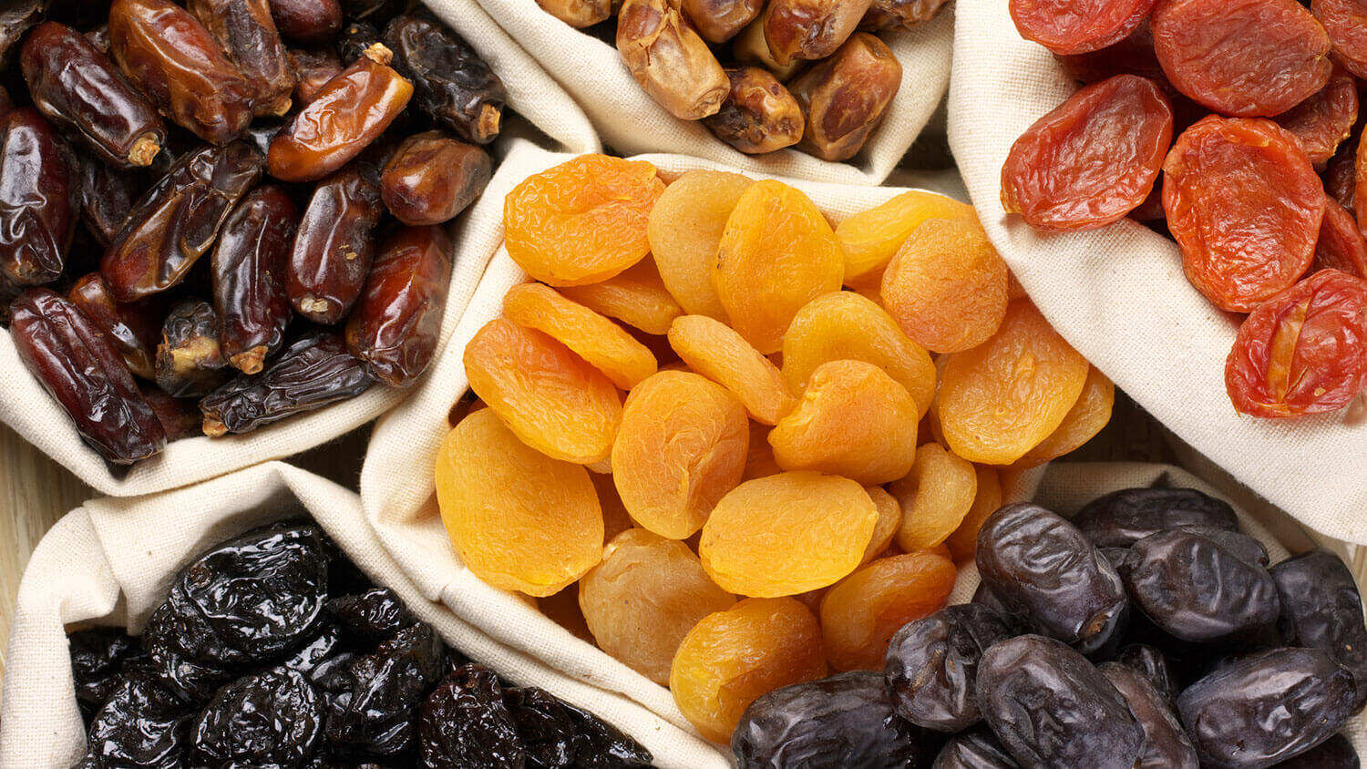 Various dried fruits