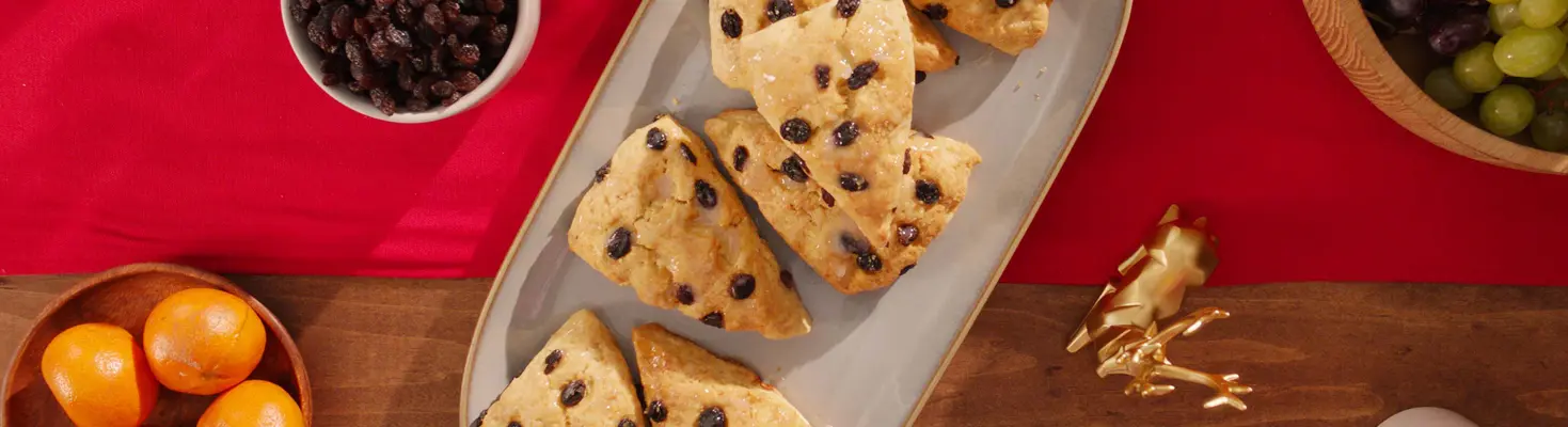 Sunny Whole Wheat Currant Scones