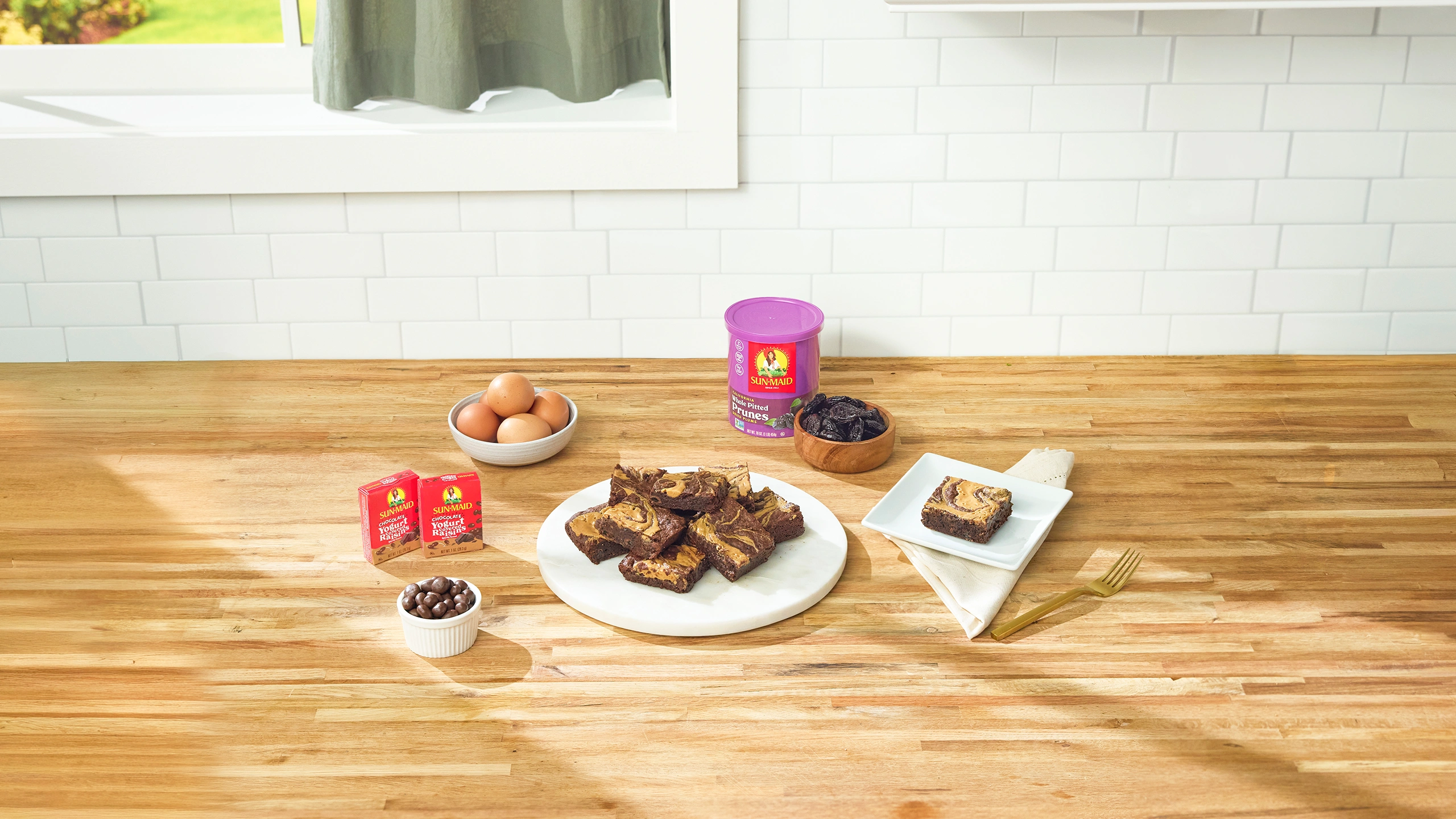 Prune Peanut Butter Brownies